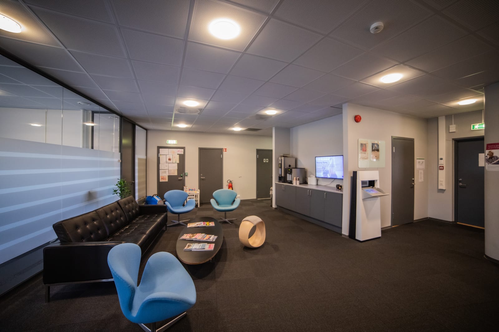 Resepsjonen hos Klinikk Libra på Madla